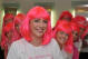 Jane Byrne, director of Salon Vie, and the Nantwich team on their Go Pink day