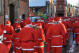 You probably had to be there but there's something hilarious abous seeing hundreds of Santas running up the road